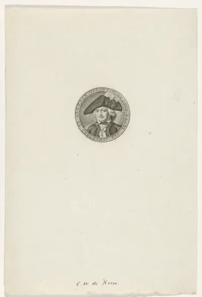 Portret van C.W. de Keen