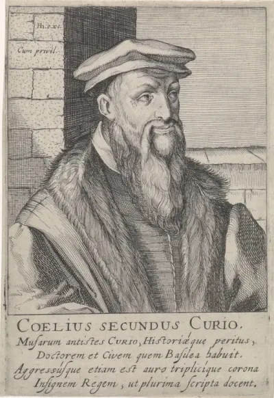 Portret van Caelius Secundus Curio