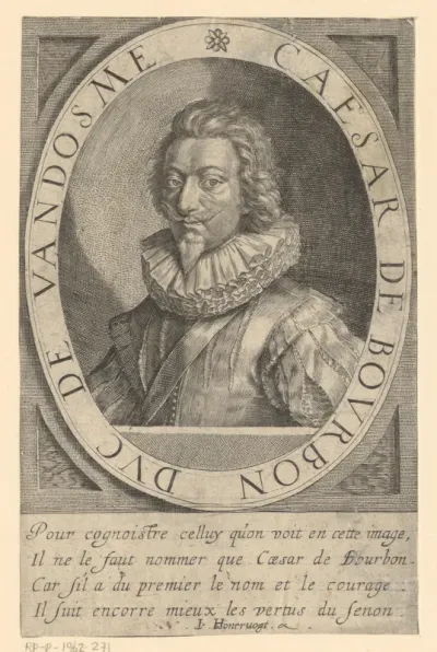Portret van Caesar van Vendôme