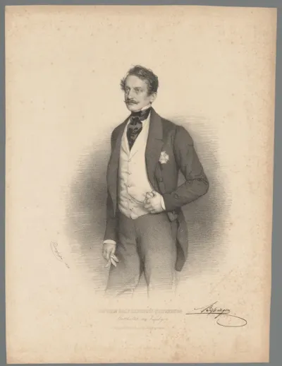 Portret van Cajetan von Bissingen-Nippenburg