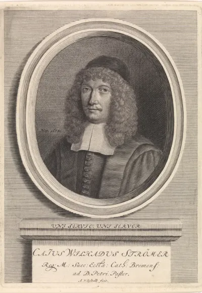 Portret van Cajus Wilhad Strömer