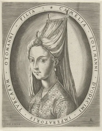 Portret van Camalia, dochter van Suleyman I de Grote