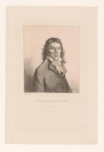 Portret van Camille Desmoulins