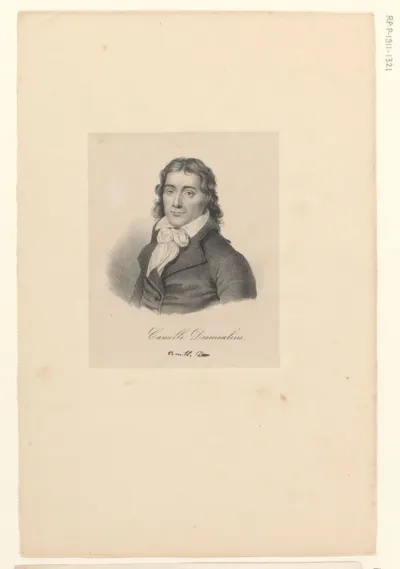 Portret van Camille Desmoulins