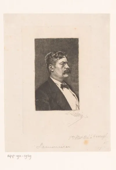 Portret van Camille Lemonnier