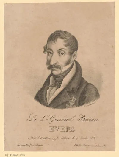 Portret van Carel Joseph Evers