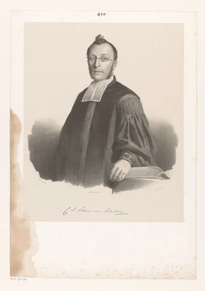 Portret van Carel Steven Adama van Scheltema