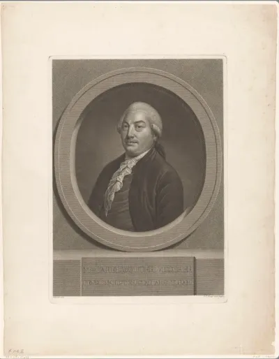 Portret van Carel Wouter Visscher