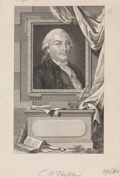 Portret van Carel Wouter Visscher