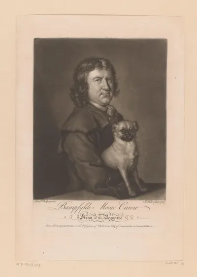 Portret van Carew Bampfylde Moore