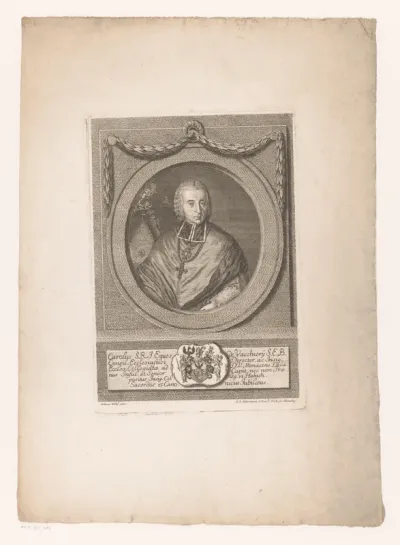 Portret van Carl Albrecht Ignaz Xaver von Vacchiery