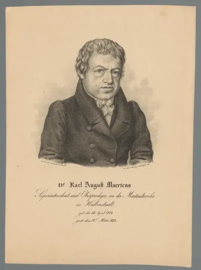 Portret van Carl Andreas August Märtens
