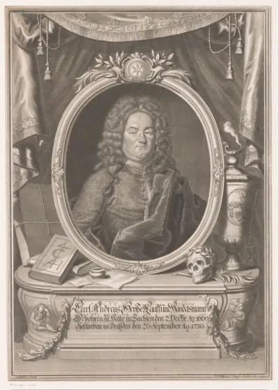 Portret van Carl Andreas Heyse