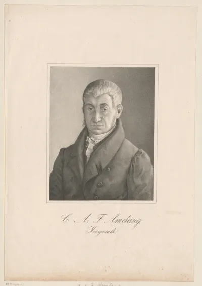 Portret van Carl August Friedrich Amelang