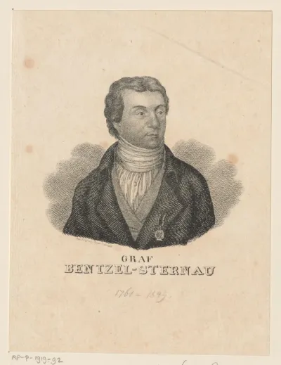 Portret van Carl Bentzel-Sternau