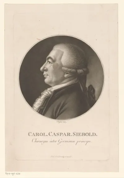 Portret van Carl Caspar Siebold