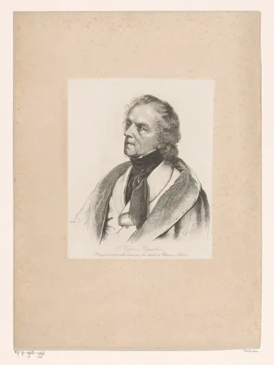 Portret van Carl Christian Vogel von Vogelstein