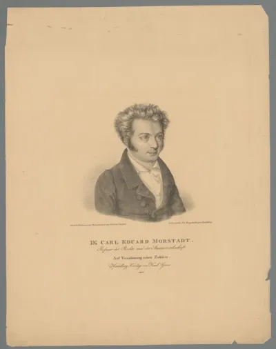 Portret van Carl Eduard Morstadt