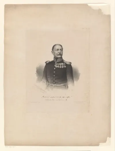 Portret van Carl Eduard Pönitz