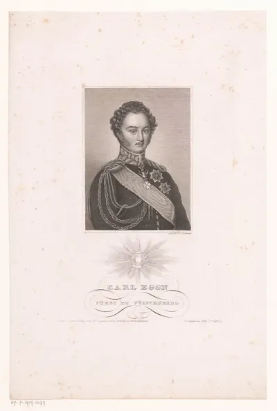 Portret van Carl Egon II zu Fürstenberg