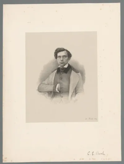 Portret van Carl Ernst Bock