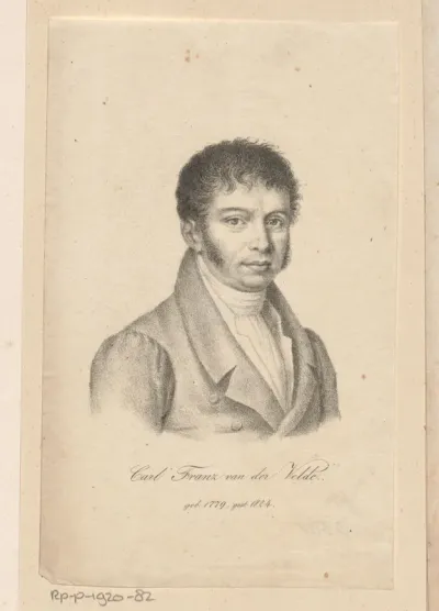 Portret van Carl Franz van der Velde