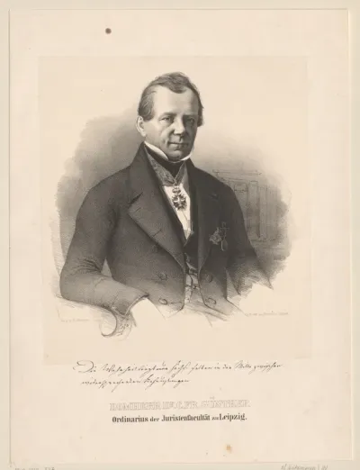 Portret van Carl Friedrich Günther