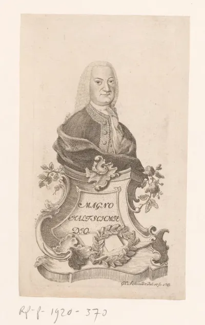 Portret van Carl Friedrich Kaltschmied