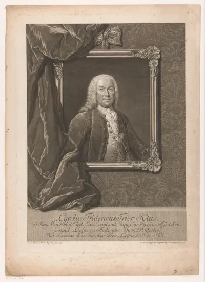 Portret van Carl Friedrich Trier