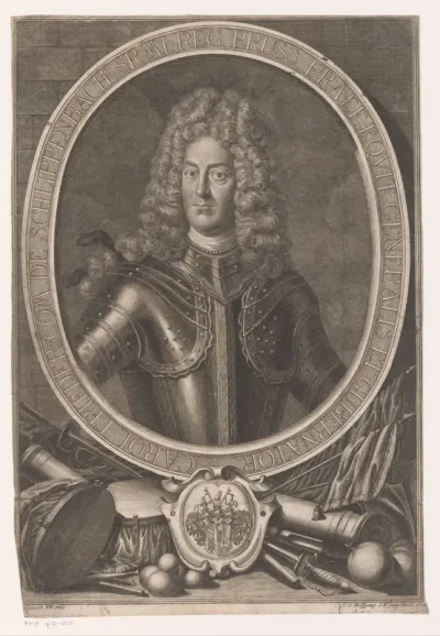 Portret van Carl Friedrich von Schlippenbach