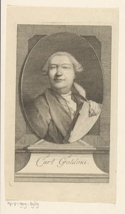Portret van Carl Goldoni