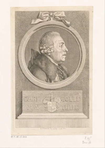 Portret van Carl Gottfried von Thile