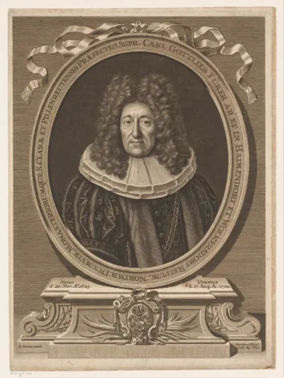 Portret van Carl Gottlieb Fürer von Haimendorf