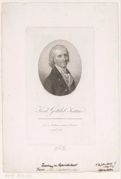 Portret van Carl Gottlob Küttner