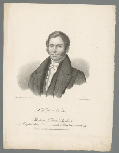 Portret van Carl Gottlob Zische