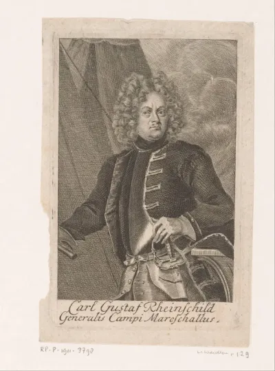 Portret van Carl Gustaf Rehnskiöld