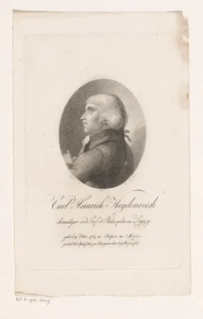 Portret van Carl Heinrich Heydenreich