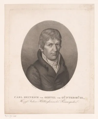 Portret van Carl Heinrich von Oertel von Güntersbühl