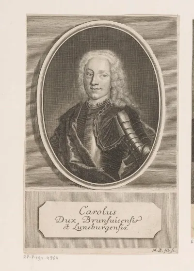 Portret van Carl I von Braunschweig-Wolfenbüttel