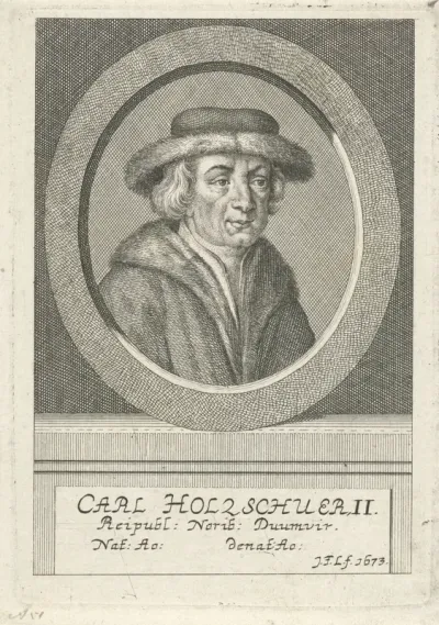 Portret van Carl II Holzschuer