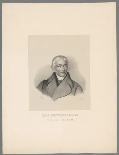 Portret van Carl Johann Jakob Schulthess