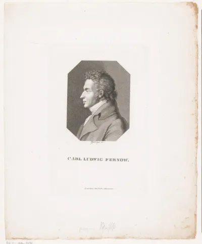 Portret van Carl Ludwig Fernow