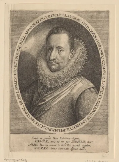 Portret van Carl Ludwig, graaf van Sulz