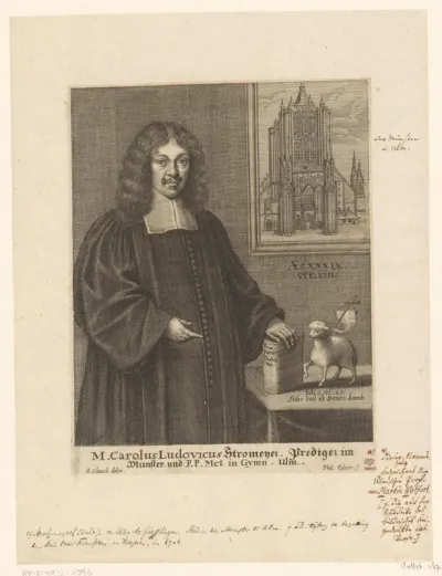 Portret van Carl Ludwig Stromeyer op 39-jarige leeftijd