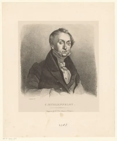 Portret van Carl Mühlenfeldt