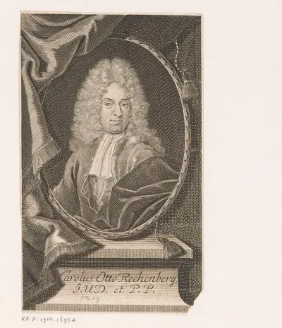 Portret van Carl Otto Rechenberg