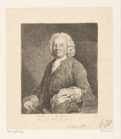 Portret van Carl Philipp Glume
