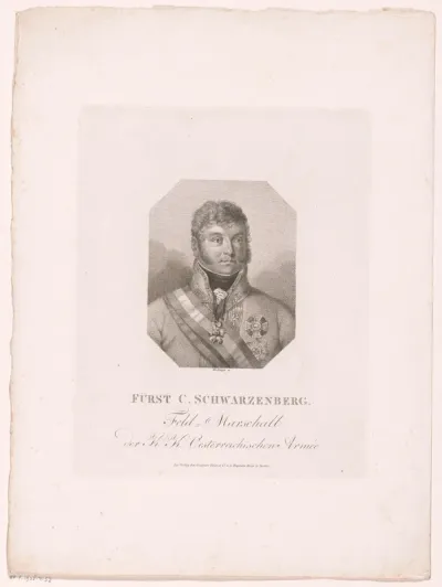 Portret van Carl Philipp von Schwarzenberg