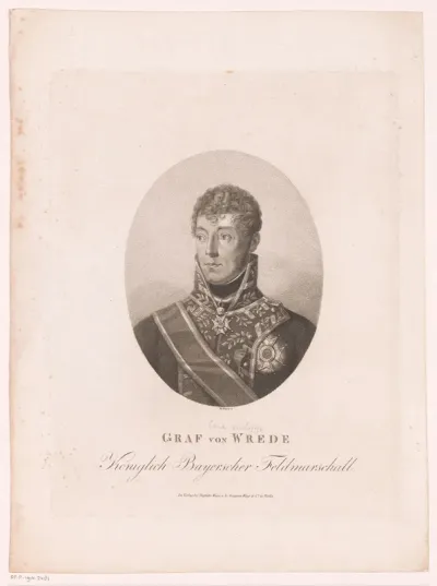 Portret van Carl Philipp von Wrede