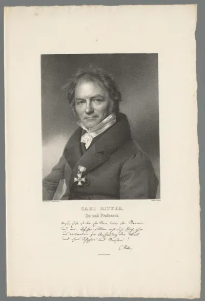 Portret van Carl Ritter